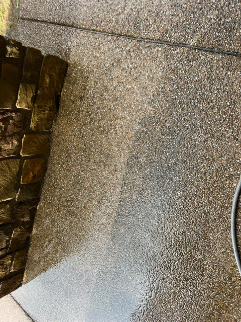 All Out Pressure Washing - Exterior Wall & Grill Cleaning for an HOA