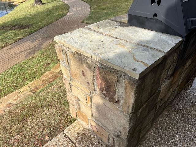 All Out Pressure Washing - Exterior Wall & Grill Cleaning for an HOA