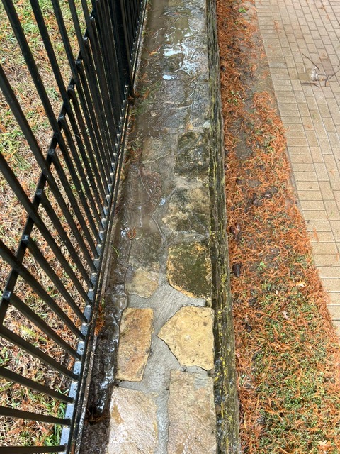 All Out Pressure Washing - Exterior Wall & Grill Cleaning for an HOA