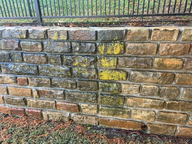 All Out Pressure Washing - Exterior Wall & Grill Cleaning for an HOA