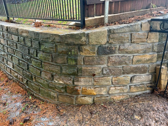 All Out Pressure Washing - Exterior Wall & Grill Cleaning for an HOA