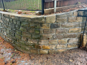 All Out Pressure Washing - Exterior Wall & Grill Cleaning for an HOA